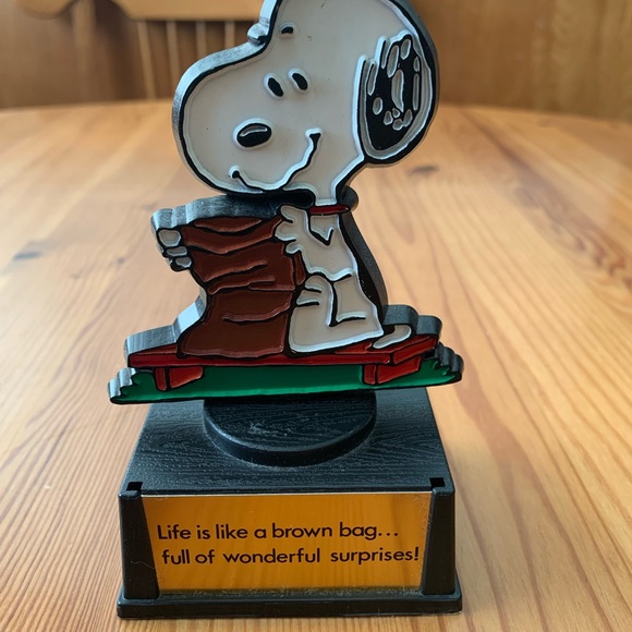 ALL 8 INCLUDED Vintage Peanuts Aviva Trophies 50’s to early 70’s - Picture 11 of 13